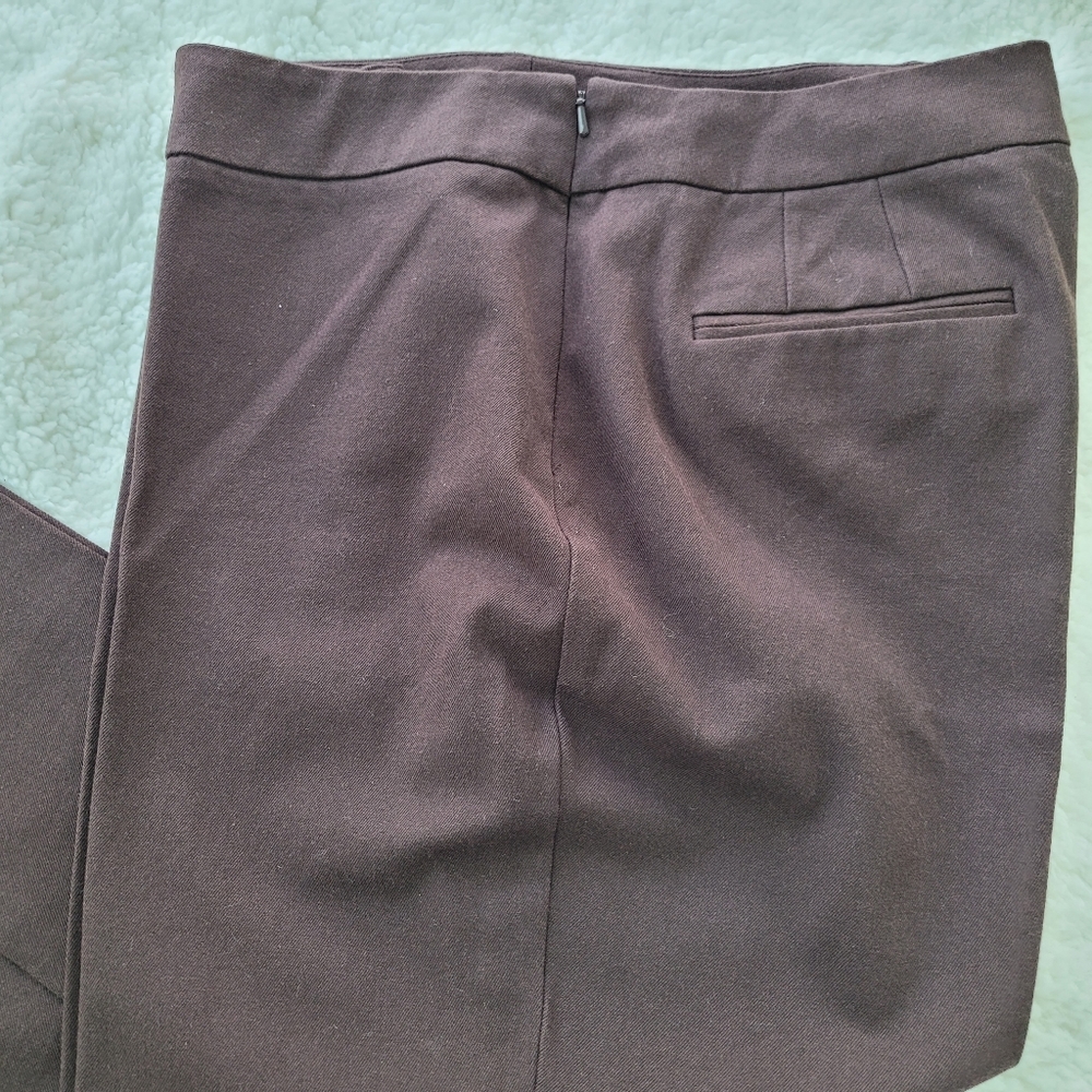Chico's Getaway Pant Sz 2.5=14, Brown - Picture 3 of 10